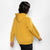 Mustard Yellow Oversized Basic Hoodie With Kangaroo Pocket